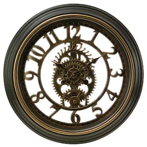 kieragrace KG Gears Wall Clock - Bronze, 20"