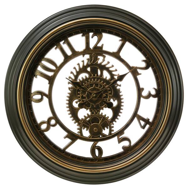 Kiera Grace kieragrace KG Gears Wall Clock - Bronze, 20