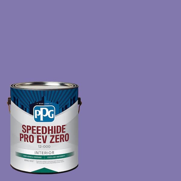 PPG Speedhide Pro EV Zero 1 gal. PPG1247-6 Purple Rhapsody Eggshell Interior Paint