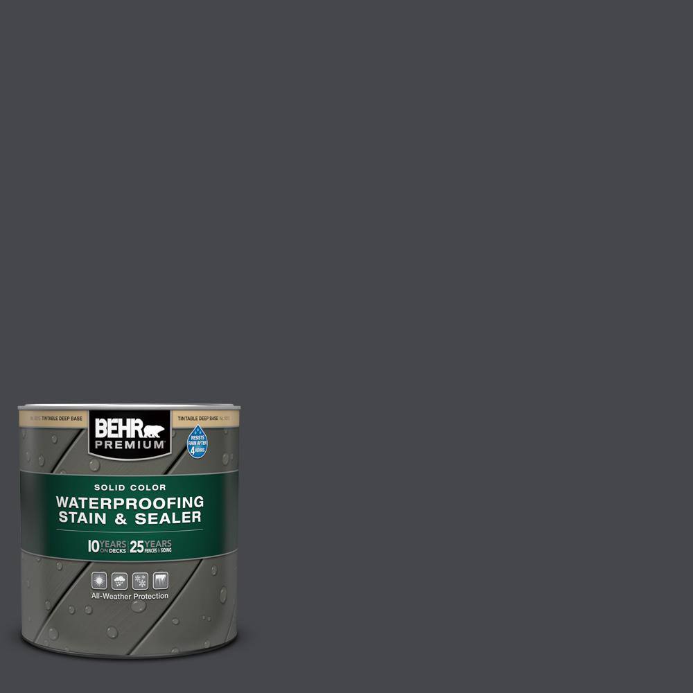 1 qt. #PPU26-23A Dark Secret Solid Color Waterproofing Exterior Wood Stain and Sealer price history on PriceWatchPro