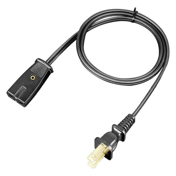 0 in. Electric Coil 3 ft. 2-Pin Power Cord 1/2 in. Pin Spacing Compatible Wok Rice Cooker Percolator Small Appliances