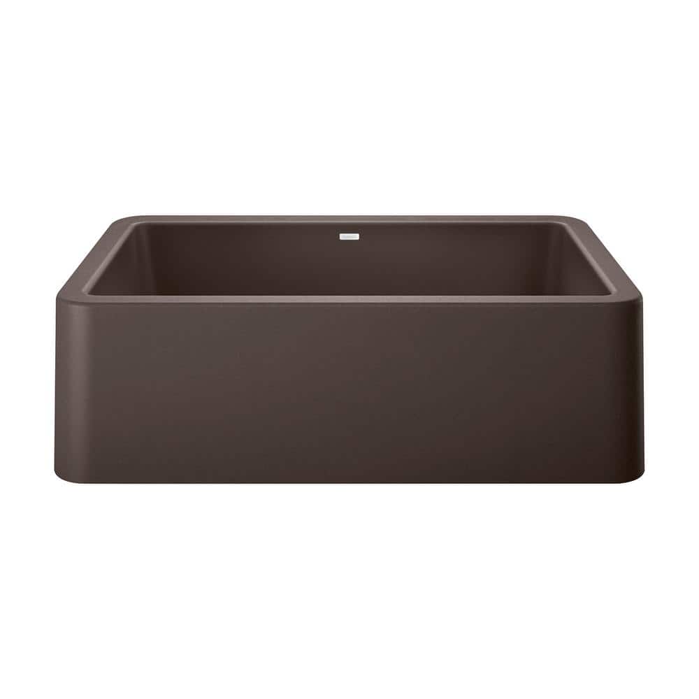 IKON Farmhouse Apron-Front Granite Composite 33 in. Single Bowl Kitchen Sin