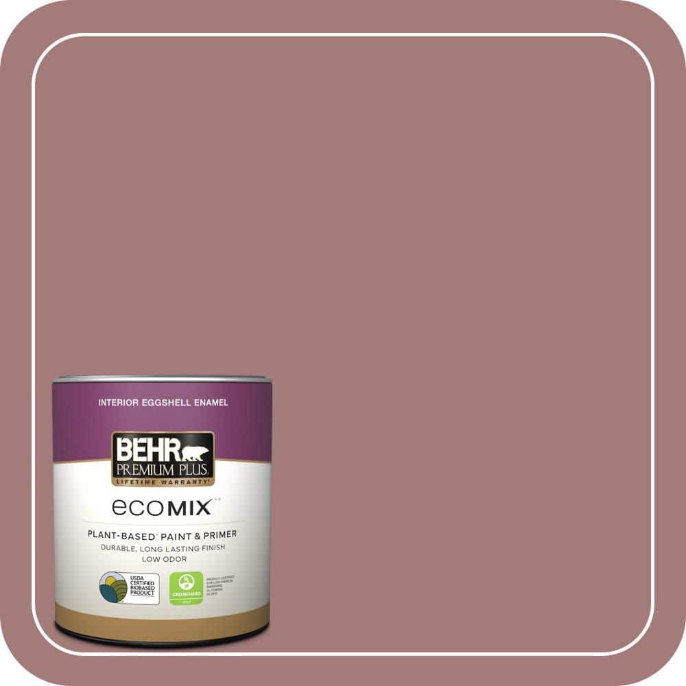 1 qt. #ICC-108 Brandied Apple Eggshell Enamel EcoMix Plant-Based Interior Paint & Primer price history on PriceWatchPro