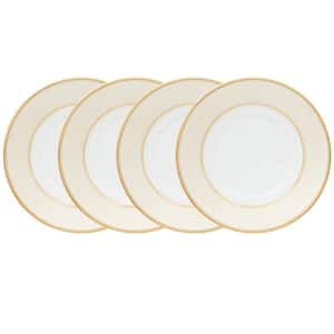 Eternal Palace Gold 6 in. (Gold) Porcelain Saucers, (Set of 4)