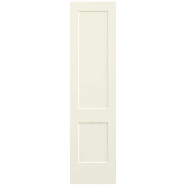 24 in. x 96 in. Monroe Vanilla Painted Smooth Solid Core Molded Composite MDF Interior Door Slab