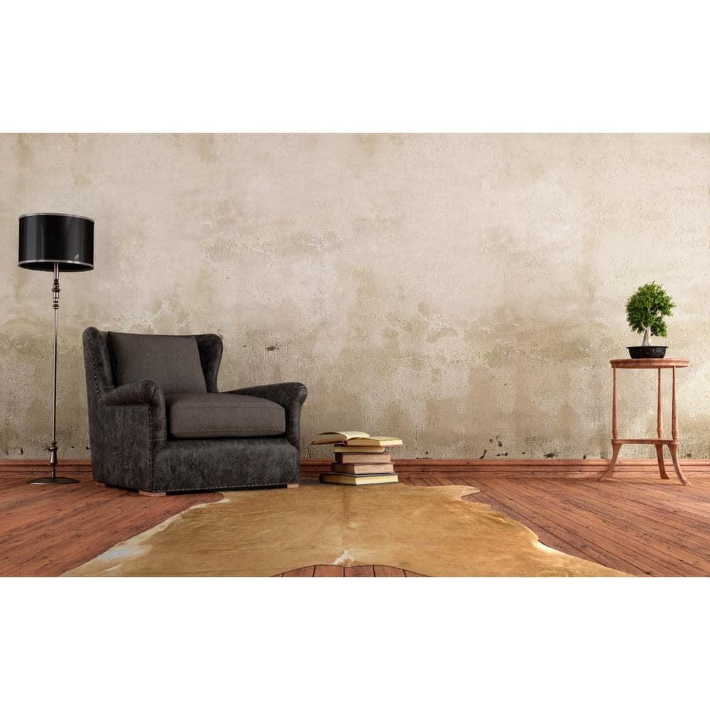 Cowhide Light Brindle 7 ft. x 7 ft. Indoor Area Rug - thumbnail 5