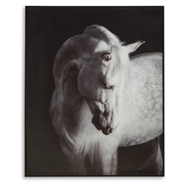 Signature DESIGN BY ASHLEY Archerwick 1 Piece Framed Graphic Print Animal Art Print 50 in. x 40 in.
