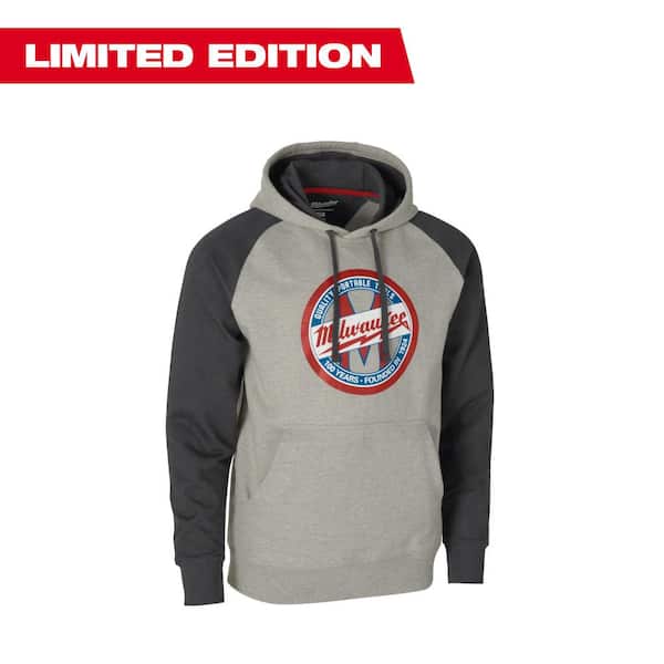 Men's 2X-Large Gray 1924 Work Hoodie