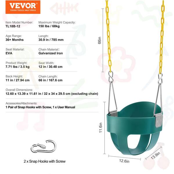 Full support swing seat, Accessory, Harness for medium swing seat Full support swing seat, Accessory, Harness for medium swing seat