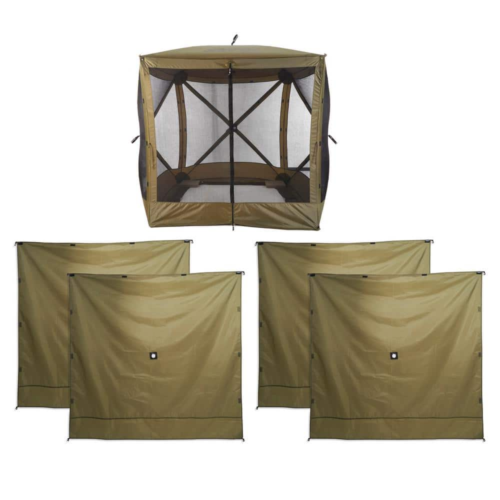 UPC 193802067651 product image for Quick-Set Traveler Green Outdoor Screen Shelter with Wind Panels (4-Pack) | upcitemdb.com