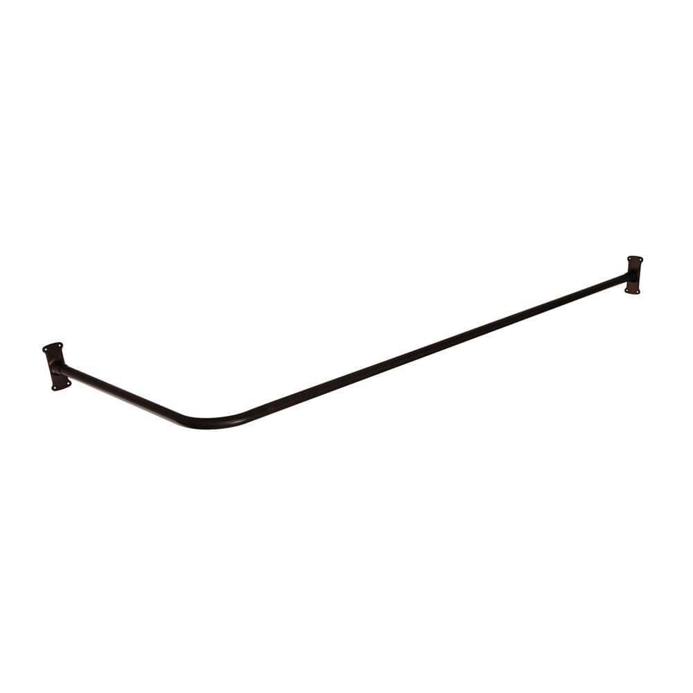 72 in. Corner Shower Curtain Rod in Oil Rubbed Bronze price history on PriceWatchPro