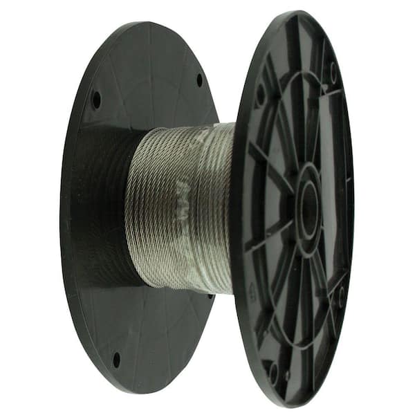 1/8 in. x 125 ft. Uncoated Stainless Steel Wire Rope