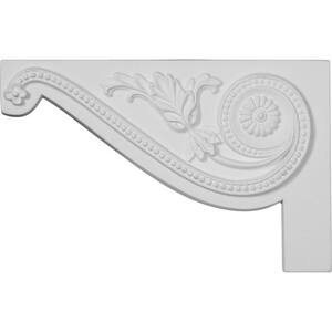 5/8 in. x 11 in. x 7 in. Polyurethane Left Large Pearl Stair Bracket Moulding