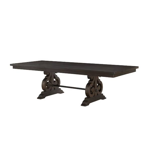 picket house stanford scrolled trestle dining table