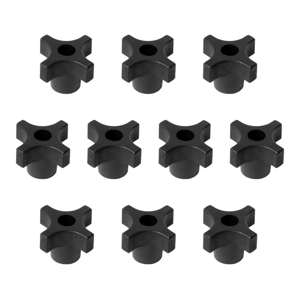 5/16 in.-18 4-Start Thru Knob for T Track Accessories, Featherboards, Woodworking Jigs, Cabinet and Fixtures (10-Pack) price history on PriceWatchPro