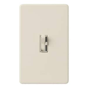 Toggler Dimmer Switch for Incandescent and Halogen Bulbs, 1000,Watt, Single,Pole, Light Almond (AY-10P-LA)
