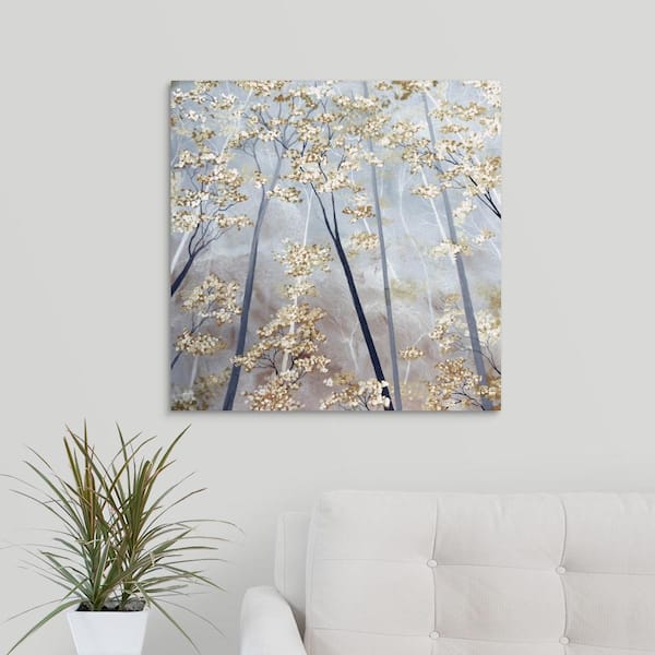 GreatBigCanvas "Taupe Forest" by Herb Dickinson Canvas Wall Art