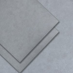 Ash Grey 3 MIL x 24 in. W x 24 in. L Peel and Stick Waterproof Luxury Vinyl Tile Flooring (39 sq. ft./case)