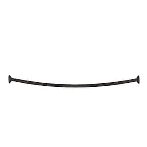 Expanse 72 in. Curved Shower Rod in Oil-Rubbed Bronze