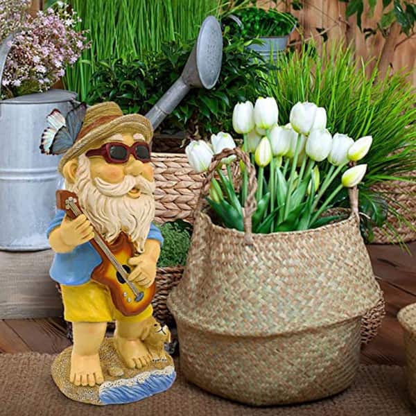 garden gnomes with grass hair craft for kids