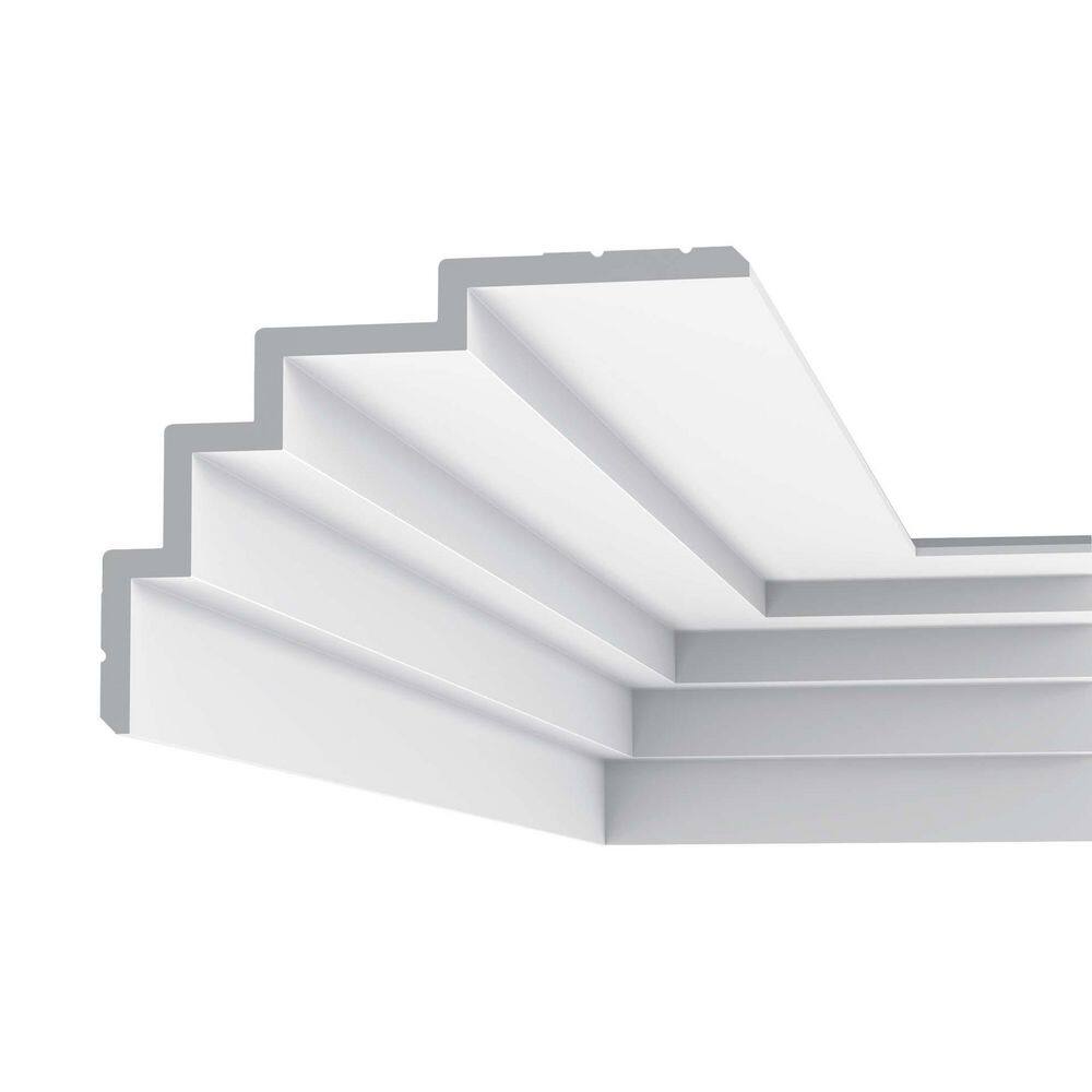 Primed White Polyurethane Crown Moulding 78-3/4"