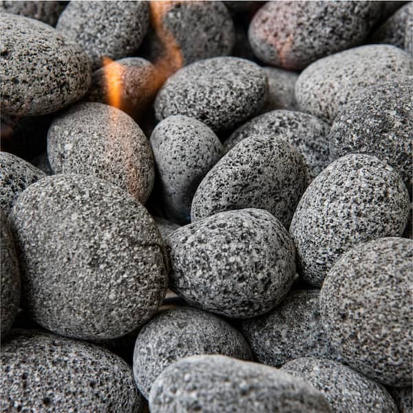 Natural Color Set Lite Stones - 15 Stone Set Includes 2 lbs. Small Lava Rock