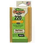 Super Sponge 3 in. x 5 in. x 1 in. Medium 220-Grit Angled Sanding Sponge