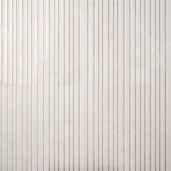 Vanilla Barcode Warm White 12 in. x 24 in. 3D Polished and Honed Marble Wall Tile (4 sq. ft. / Case)
