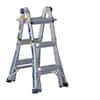 Werner 5 in 1 Multi Position Pro 14 ft. Reach Aluminum Adjustable Multi Position Ladder, 375 lb. Load Capacity Type IAA Duty MT-14IAA