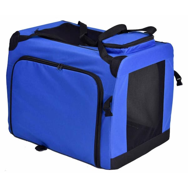 PET LIFE Hounda Accordion Metal Framed Collapsible Expandable Pet