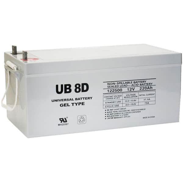 UPG 12-Volt 220 Ah L4 Terminal Sealed Lead Acid (SLA) GEL Rechargeable Battery