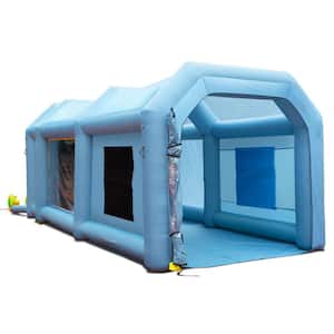 20x10x8ft. Inflatable Paint Booth, Inflatable Spray Booth, High Powerful 480W+750W Blowers Spray Booth Tent