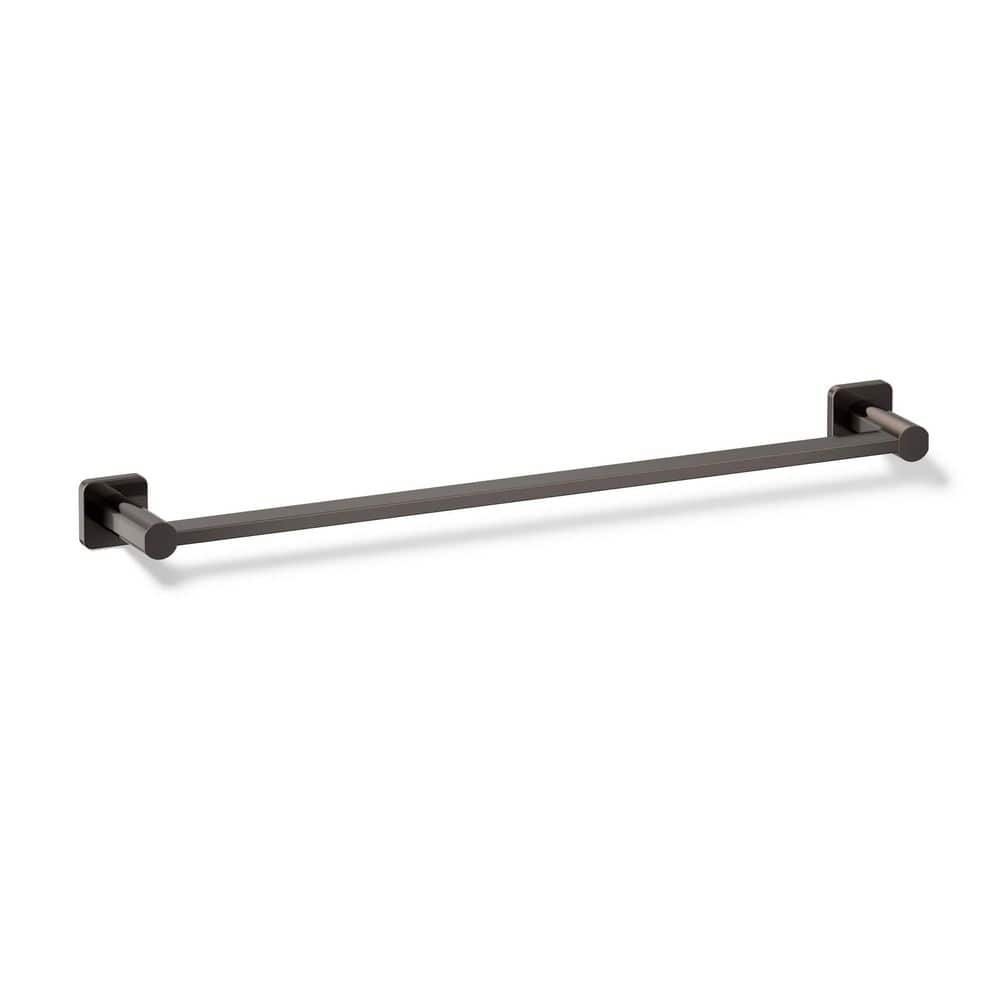 Parallel 24 in. Wall Mounted Towel Bar in Vibrant Titanium price history on PriceWatchPro