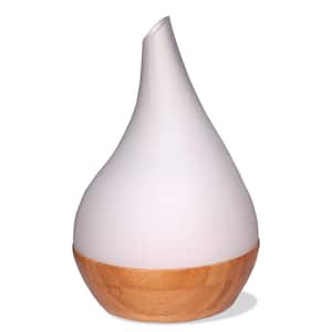 80mL Ultrasonic Aroma Diffuser/Humidifier with Bamboo Base (Droplet)