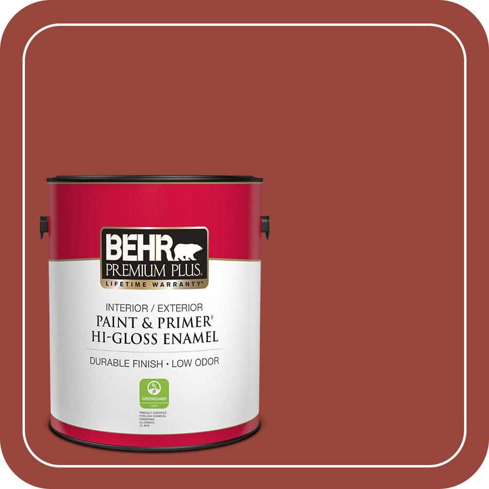 1 gal. #S-H-190 Antique Red Hi-Gloss Enamel Interior/Exterior Paint & Primer price history on PriceWatchPro