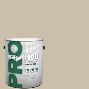 1 gal. #HDC-AC-10 Bungalow Beige Semi-Gloss Interior Paint