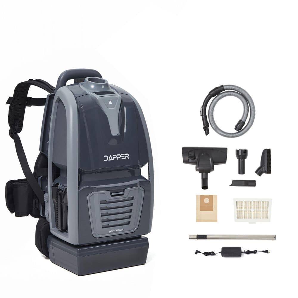 1.5 Gal. Bagged Cordless HEPA Hard Floor and Carpet Backpack Vacuum price history on PriceWatchPro
