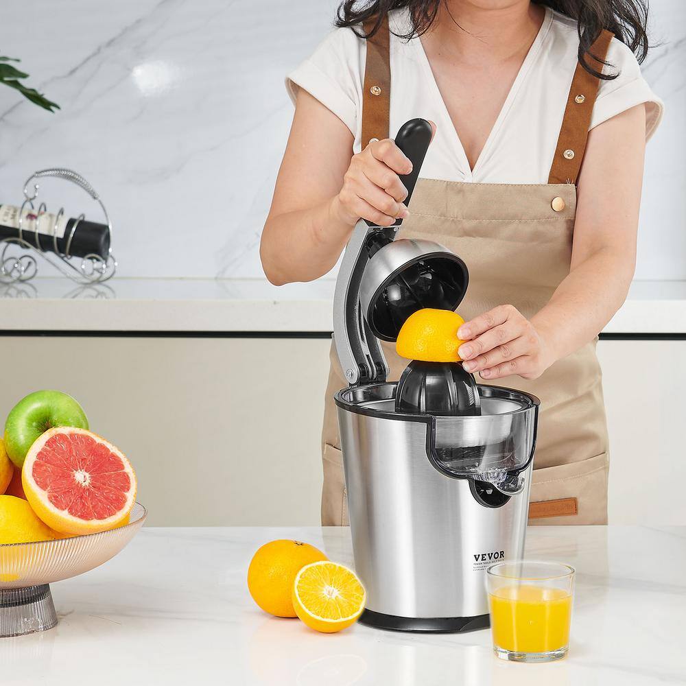 Stainless Steel Electric Citrus Juicer with Soft Grip Handle