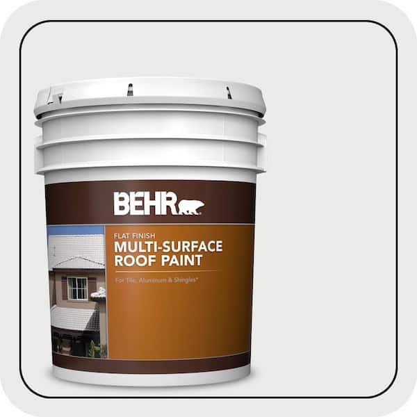 5 gal. White Reflective Flat Multi-Surface Exterior Roof Paint