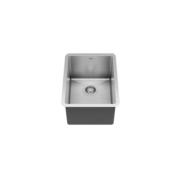 Karran 16-Gauge Stainless Steel 15 in. Undermount Bar Sink