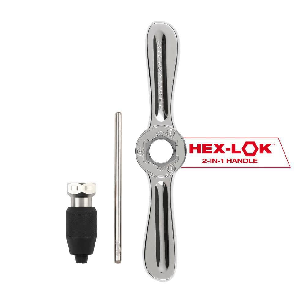 Milwaukee Hex-LOK 2-in-1 Threading Handle & Tap Collet 49-57-5003 Milwaukee Hex-LOK 2-in-1 Threading Handle & Tap Collet 49-57-5003