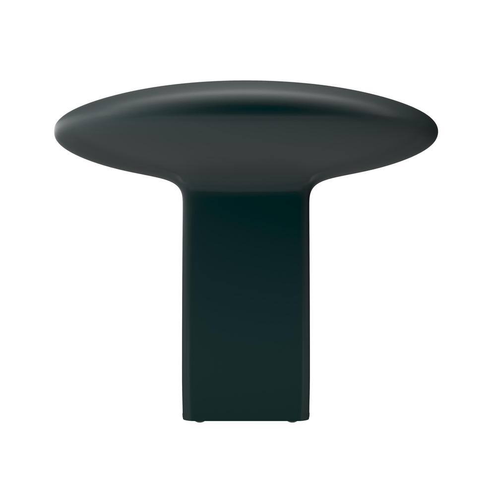 Matte Black Round Modern Cabinet Knob with Mounting Hardware