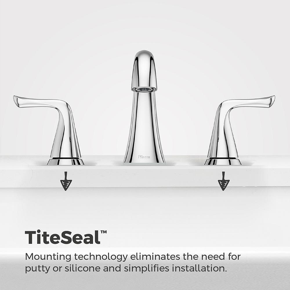 Willa Polished Chrome Widespread Lever Handle Bathroom Faucet