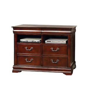 Brown 4-Drawer 50 in. Wide Chest of Drawers