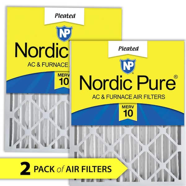 3 or 6 Pack Nordic Pure 20x25x1 Pleated Furnace Air Filters MERV 12 Made in USA 