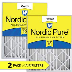 20 in. x 25 in. x 4 in. Dust & Pollen Pleated MERV 10 Air Filter (2-Pack)