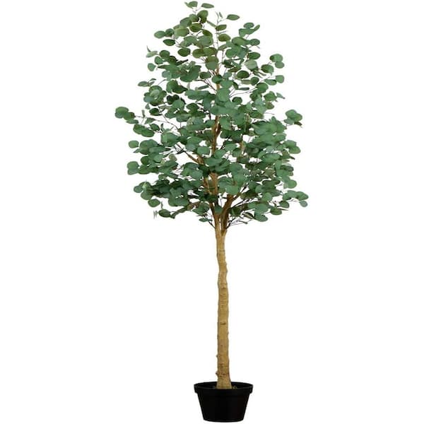 HOME IMPORTS EMPORIUM 8 ft. Artificial Eucalyptus Tree