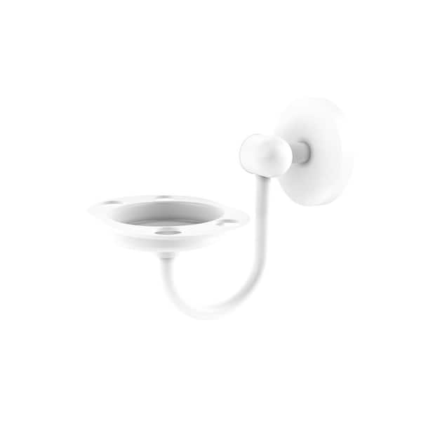 Allied Brass Tango Tumbler and Toothbrush Holder in Matte White