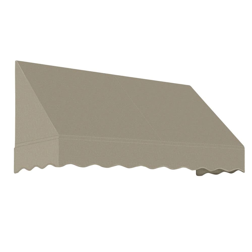 8.38 ft. San Francisco Acrylic Fabric Fixed Awning (100.5 in. W x 24 in. H x 48 in. D) in Burlap Sack price history on PriceWatchPro