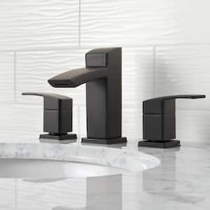 Kenzo 8 in. Widespread 2-Handle Bathroom Faucet in Matte Black